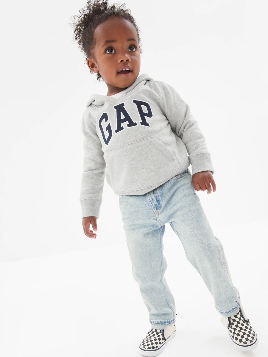 Hoodie with embroidered logo Baby Boy_0