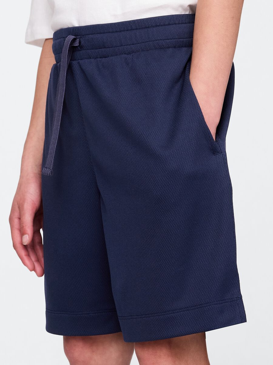 Shorts blu in cotone Boy_3