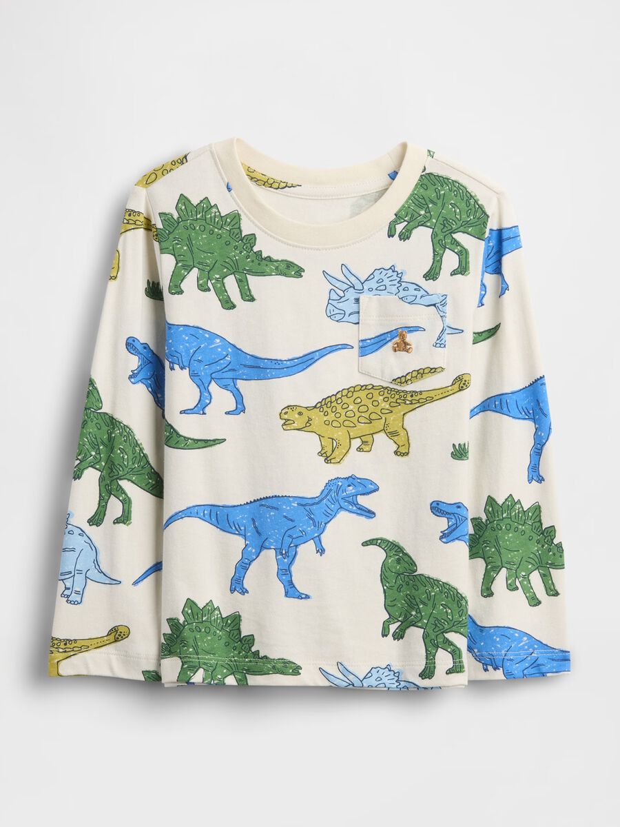 Multicolour dinosaur T-shirt Boy_0