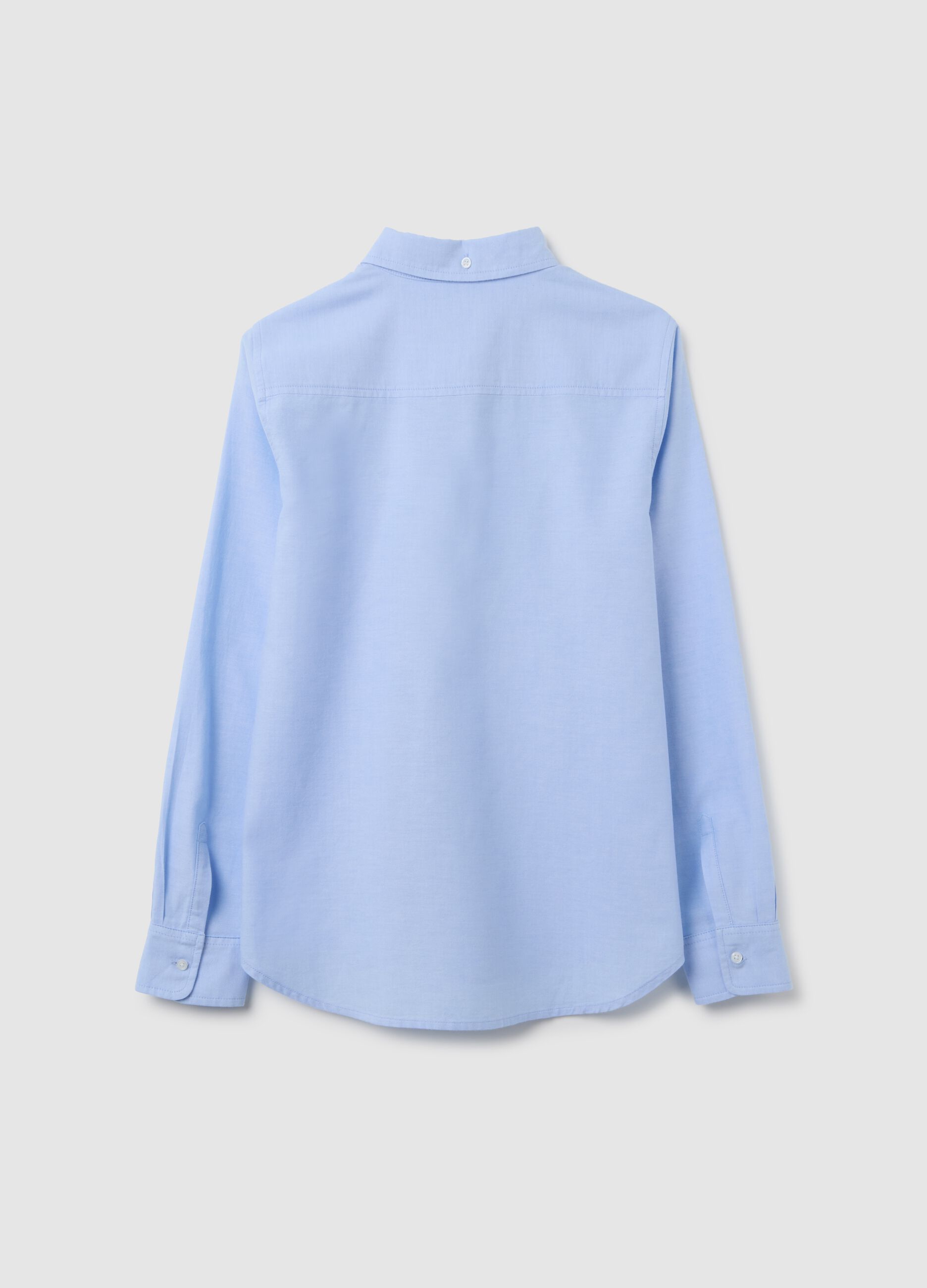 Blue Pure Cotton Shirt_1