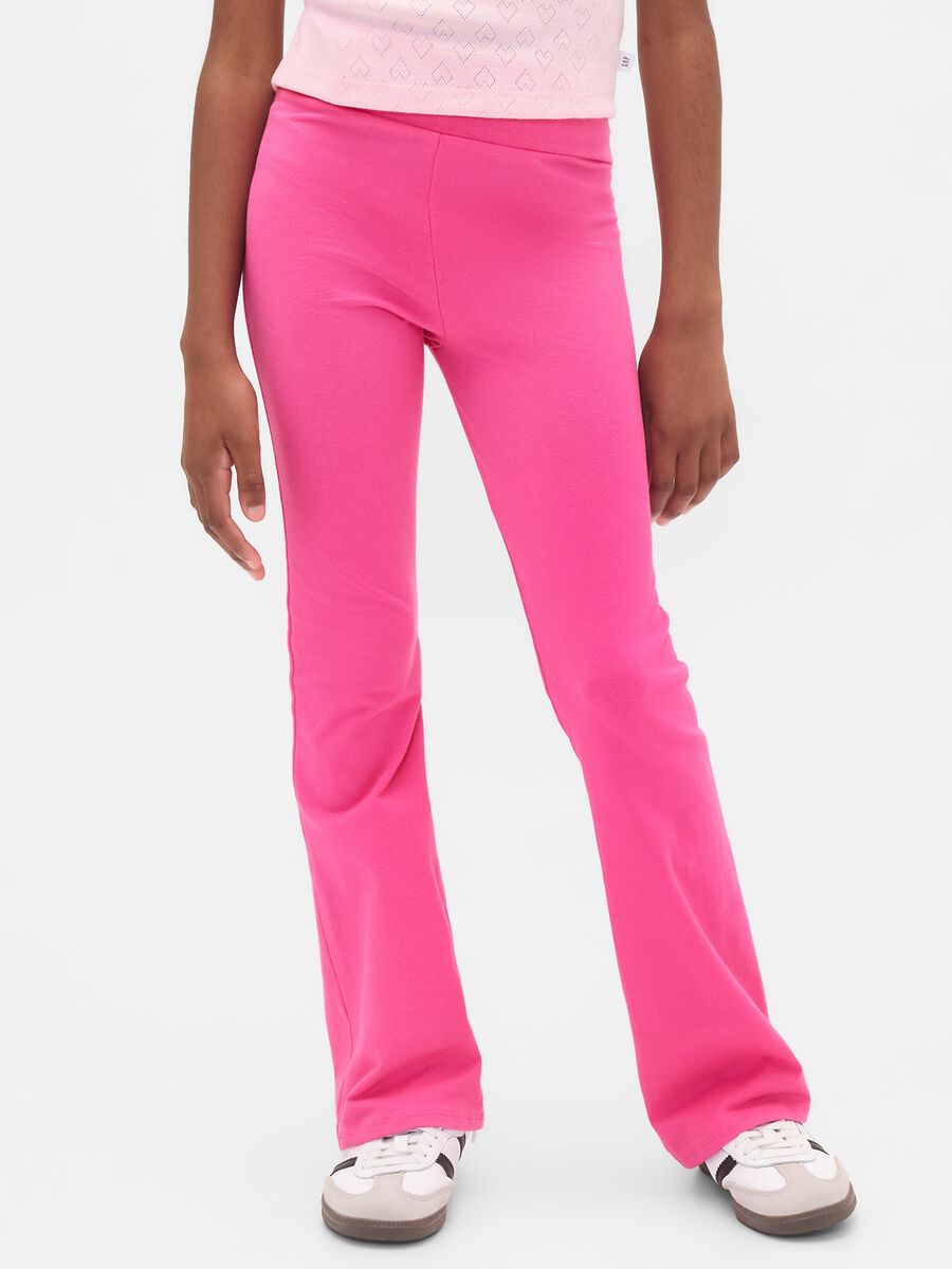 Stretchy Pink Leggings Girl_1