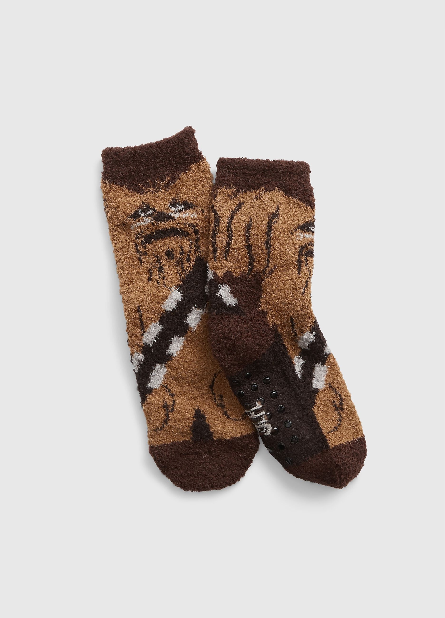 Slipper socks with Star Wars design