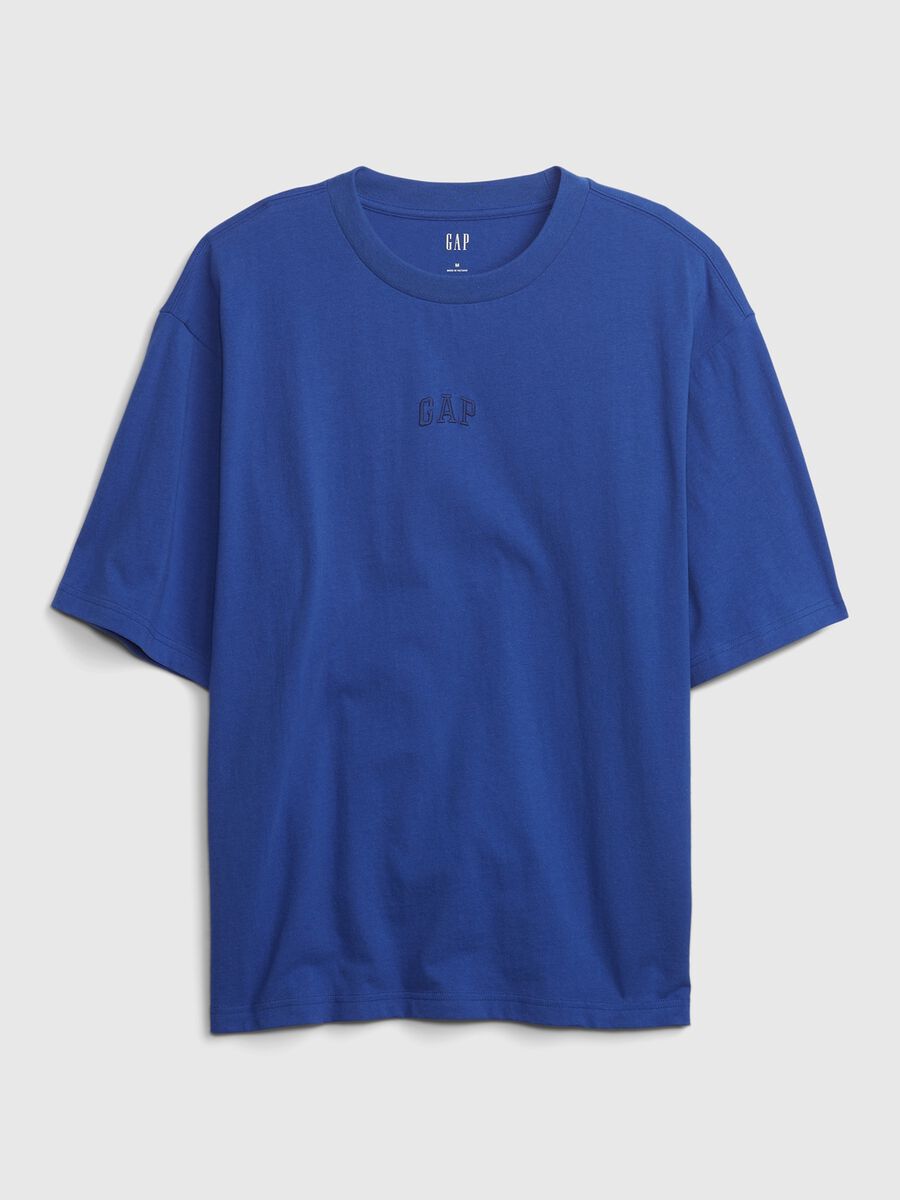 Relaxed-fit T-shirt with logo embroidery Man_0