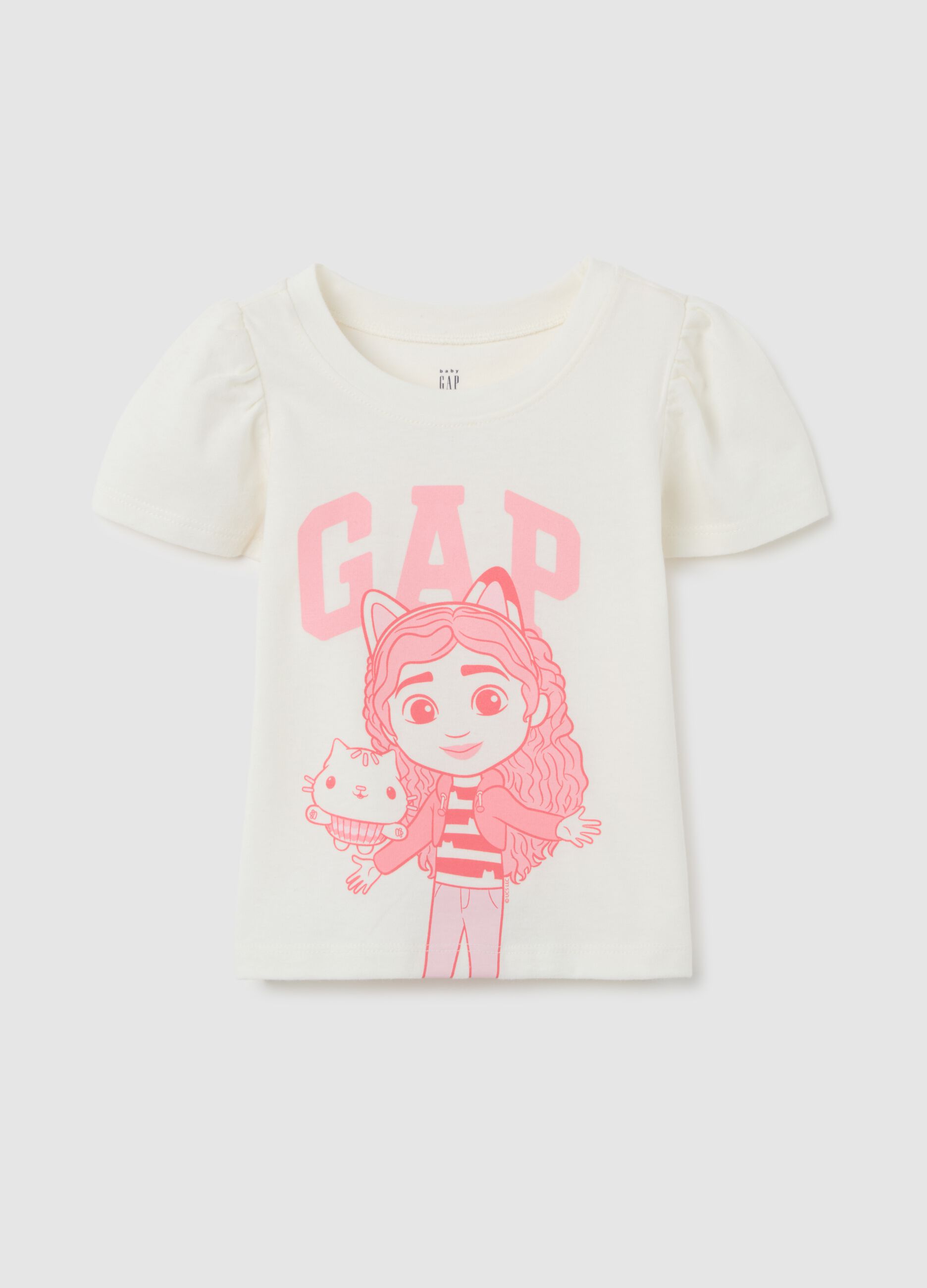 T-shirt bianca con stampa grafica GAP