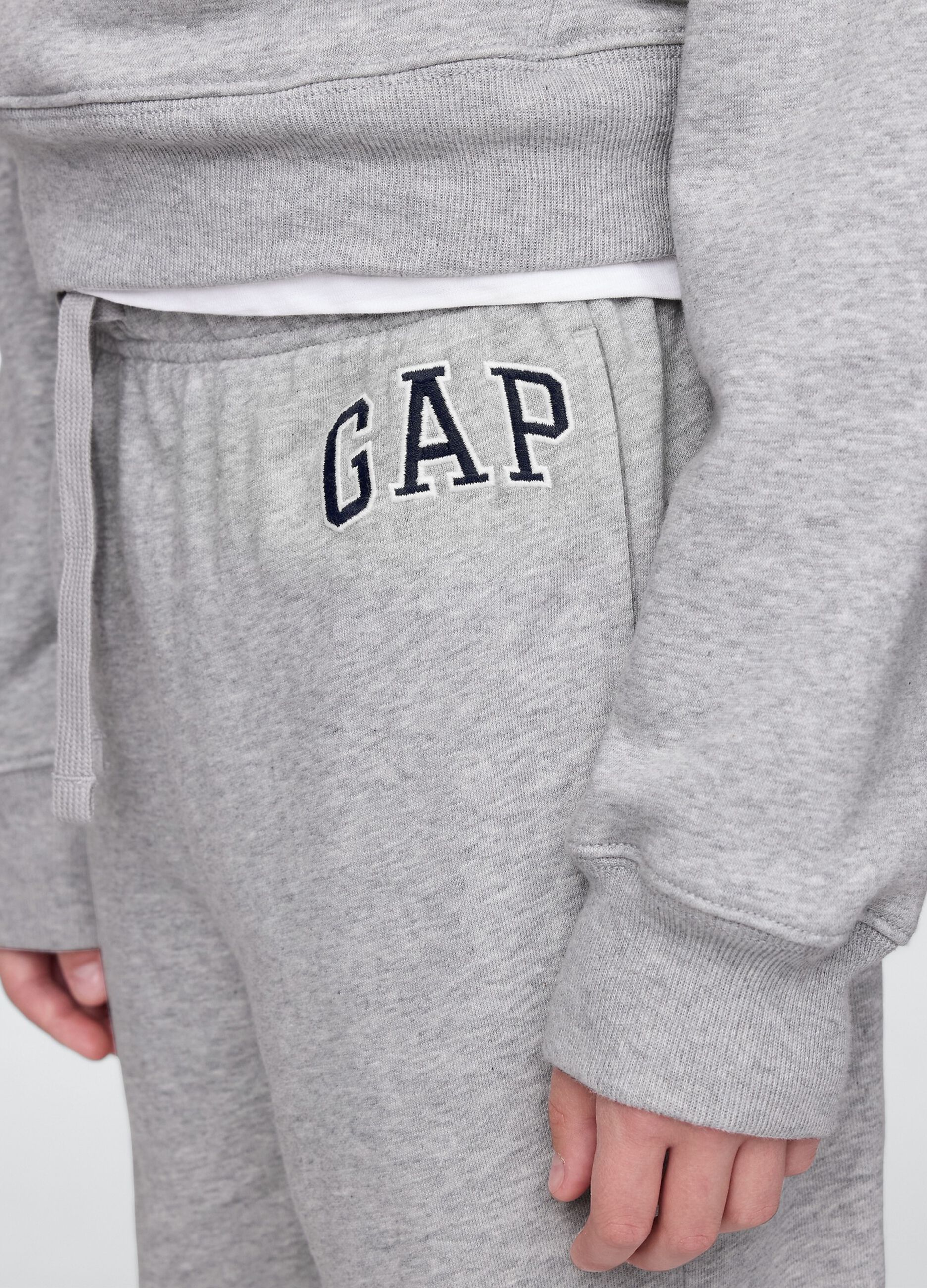 Pantaloni grigi per ragazzi in misto cotone_3