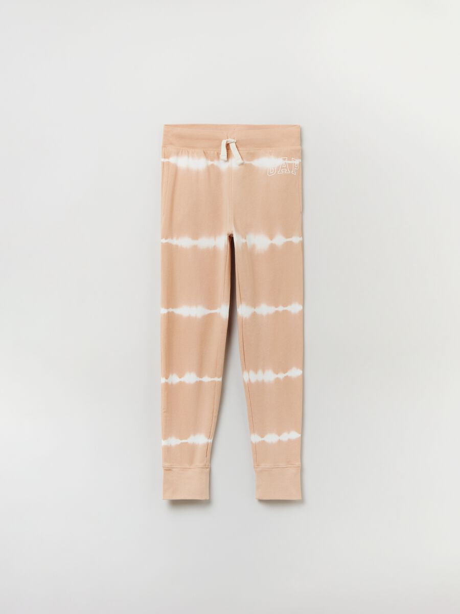 Tie Dye joggers with printed logo Boy_0