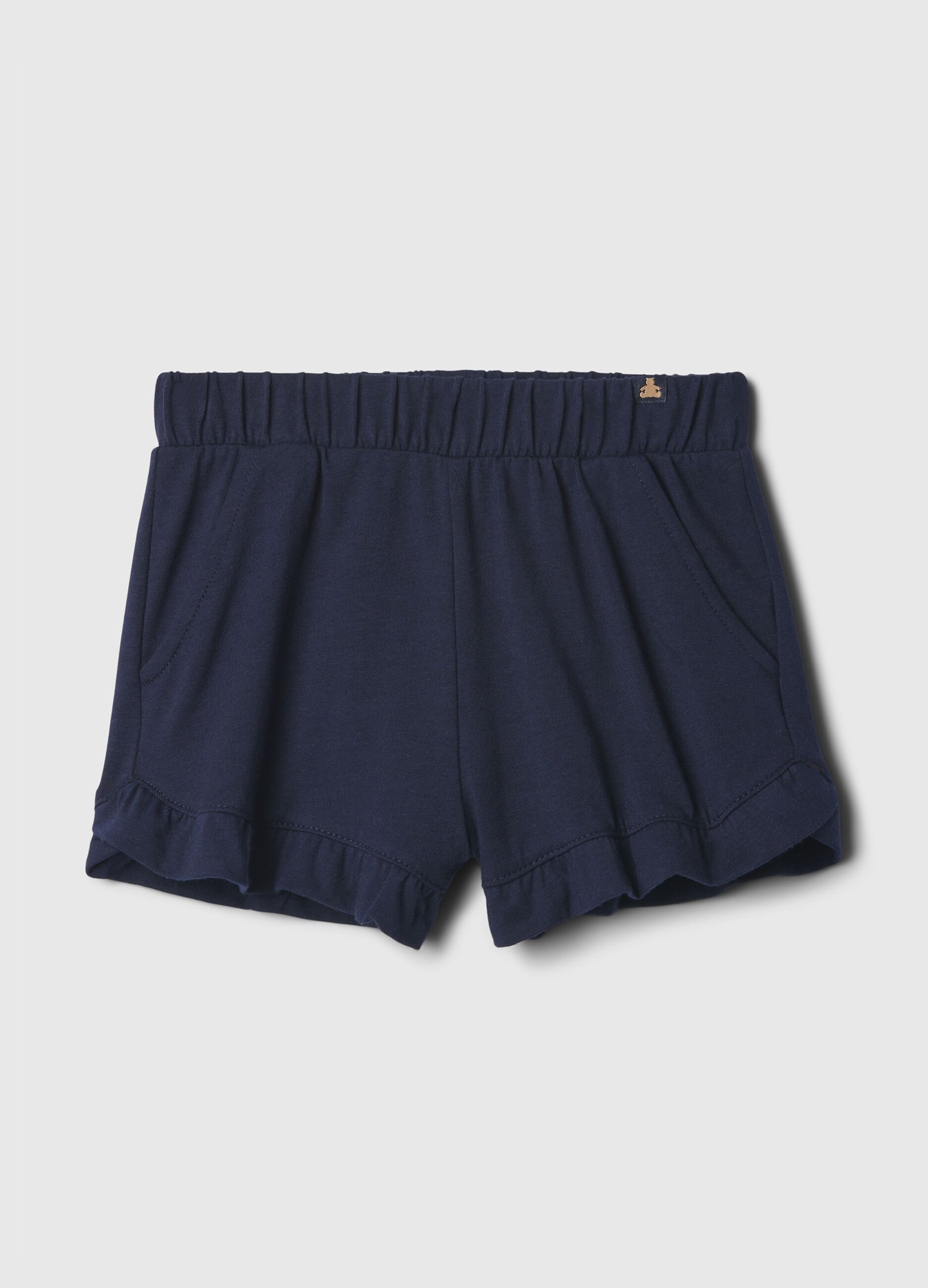 Shorts in cotone stretch