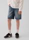 Shorts denim in misto cotone e lyocell_1