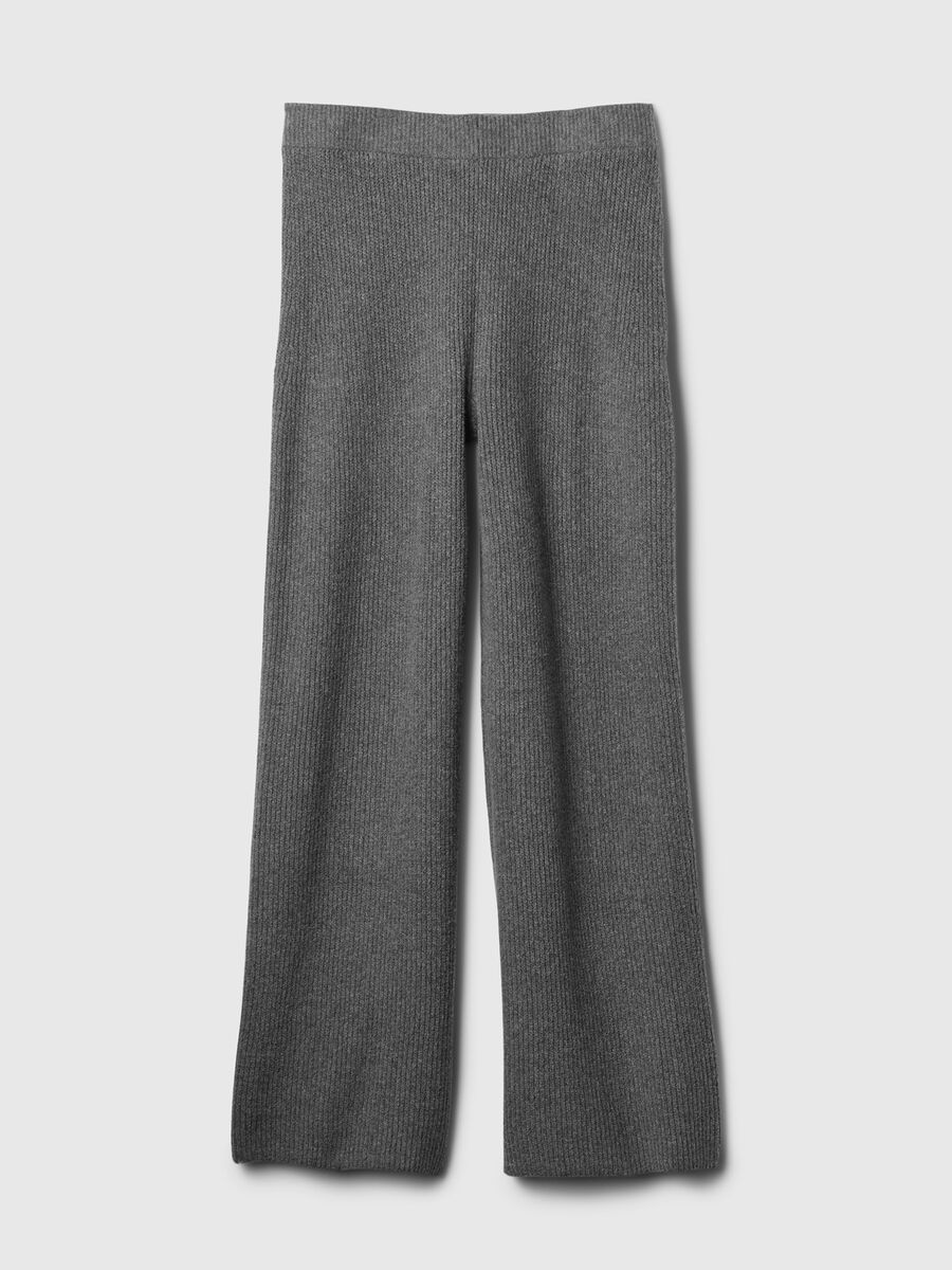 Pantalone a gamba larga a coste inglesi Donna_5