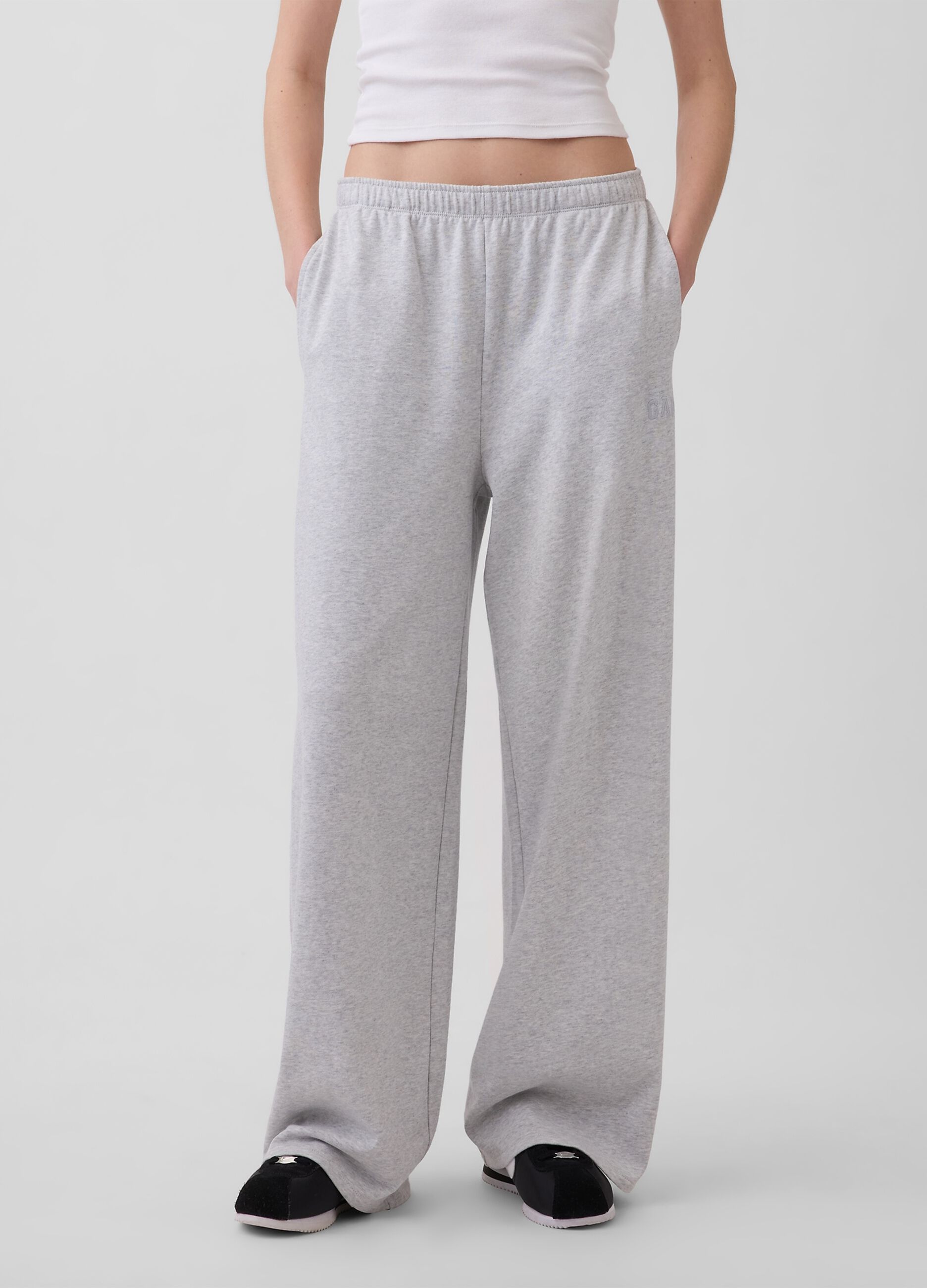 Regular Fit Cotton Blend Trousers