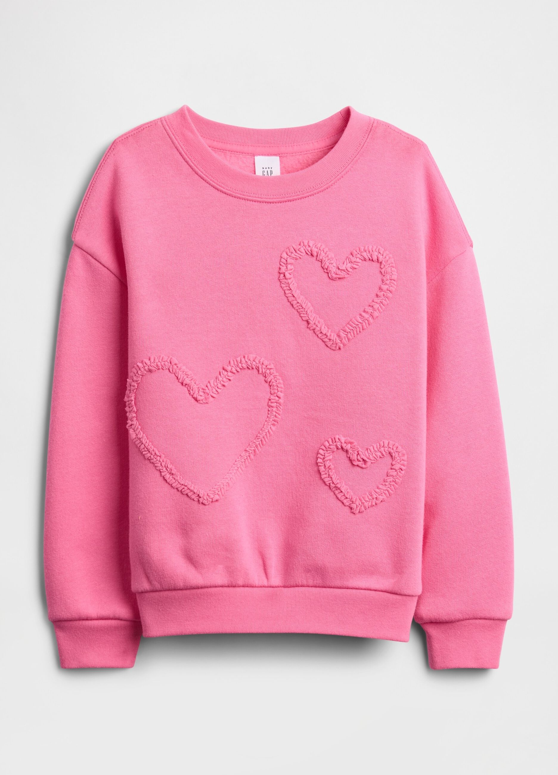 Felpa rosa in misto cotone