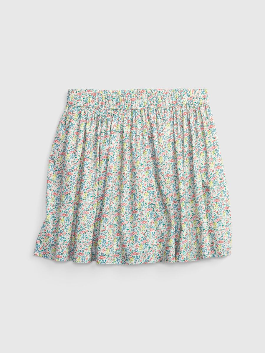 Miniskirt with small flowers print_0