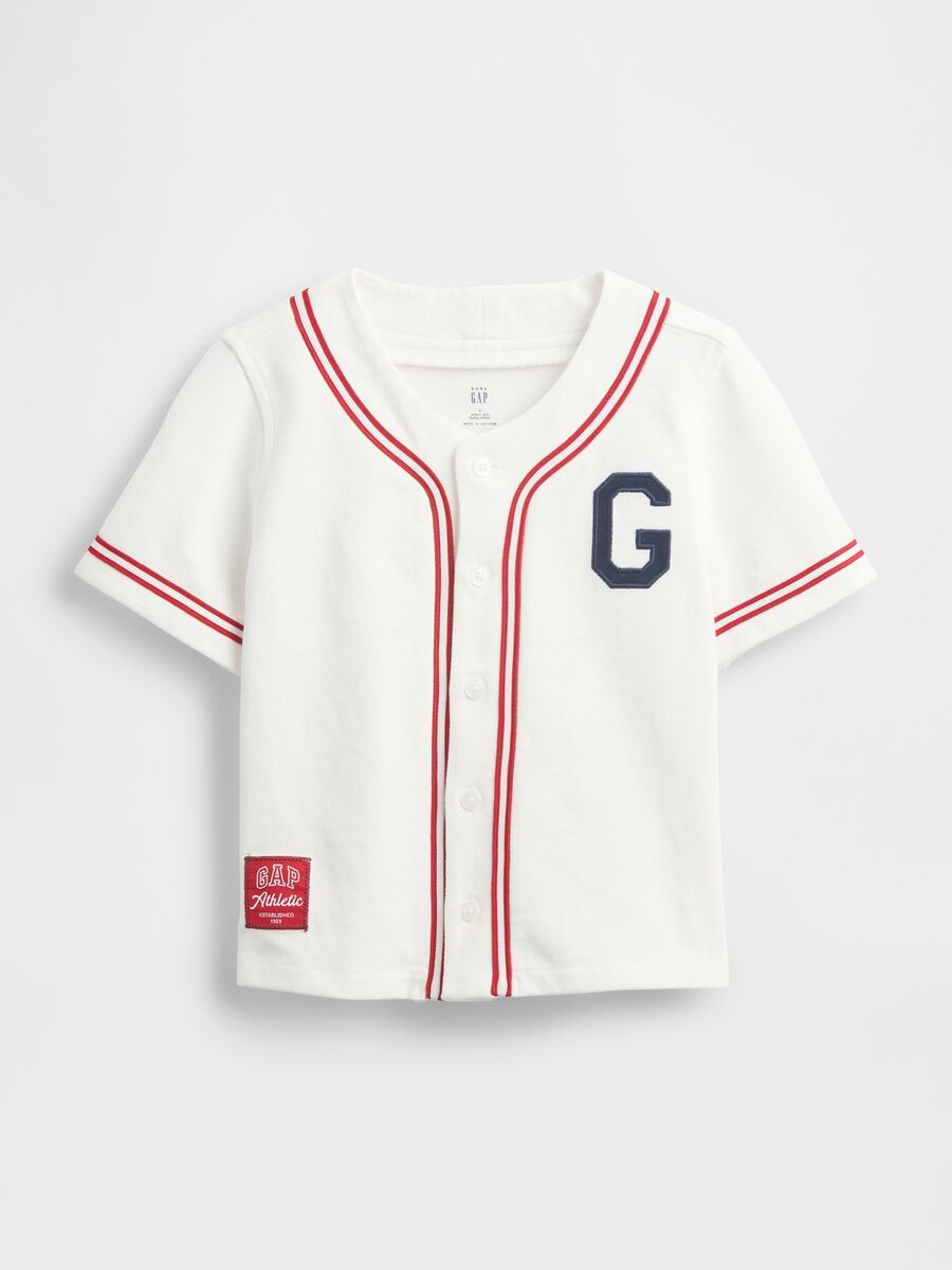 Baseball Style T-shirt Baby Boy_0
