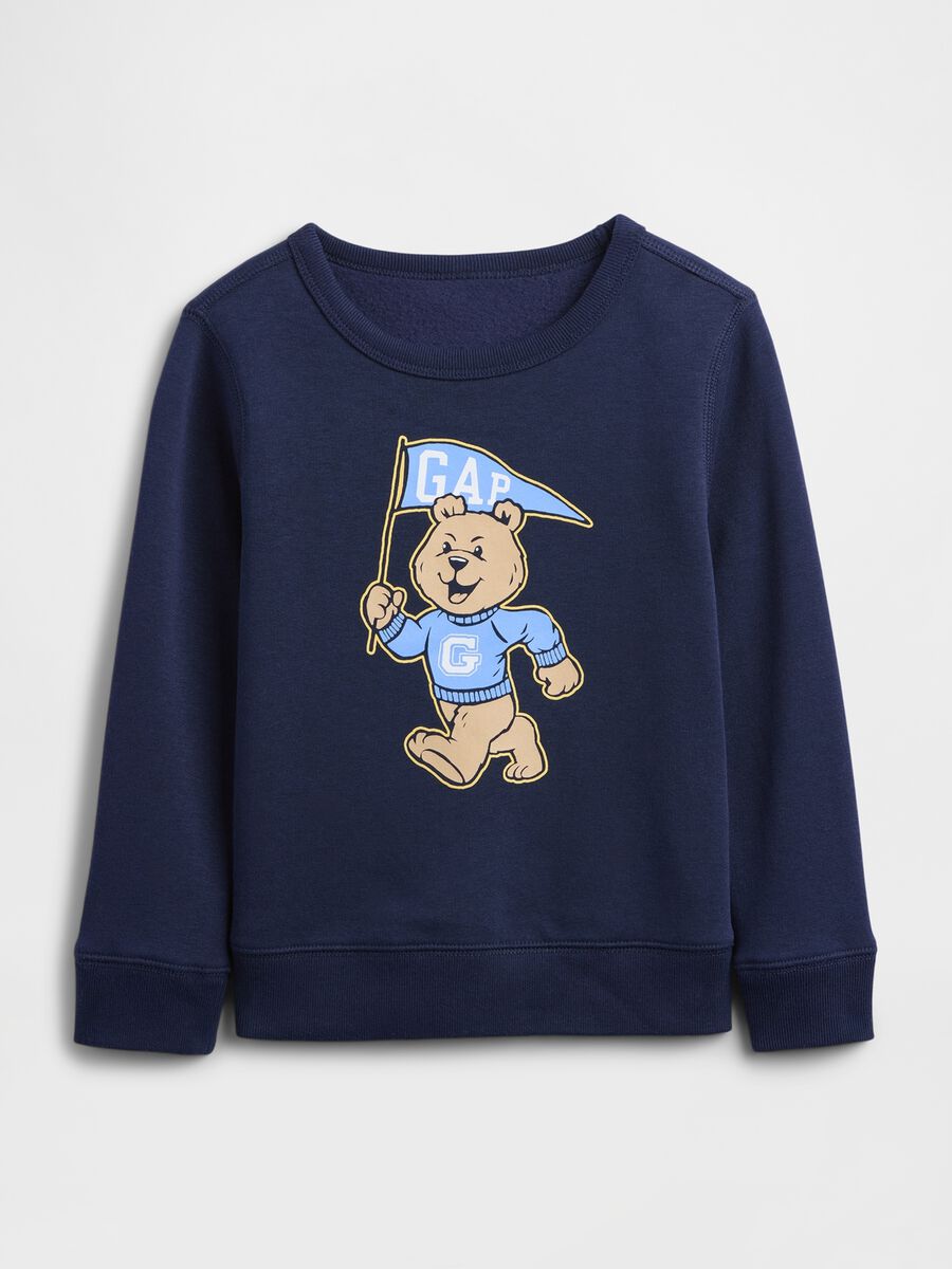 Felpa blu per bambino in misto cotone Bambino_0