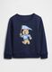 Felpa blu per bambino in misto cotone_0