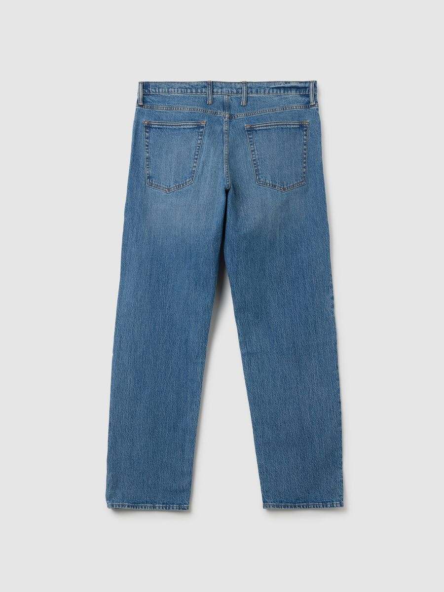 Straight-fit jeans with mid-rise waist Man_4