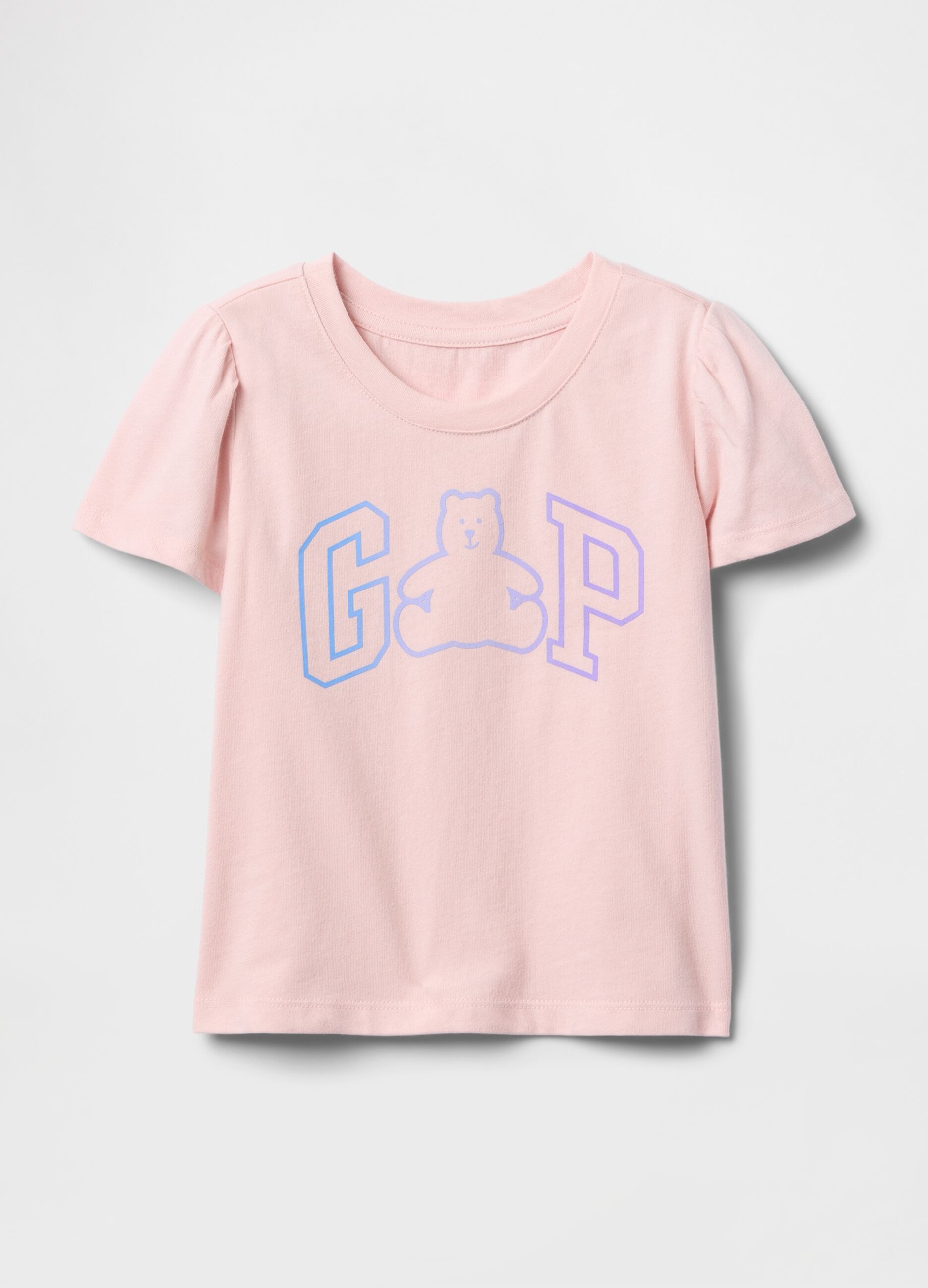 T-shirt rosa a maniche corte in cotone GAP Kids