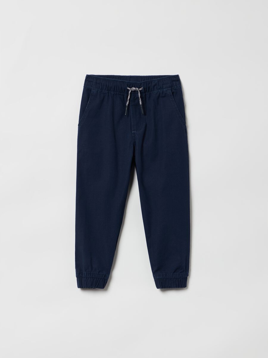 Pantaloni in tela con coulisse Bimbo_0