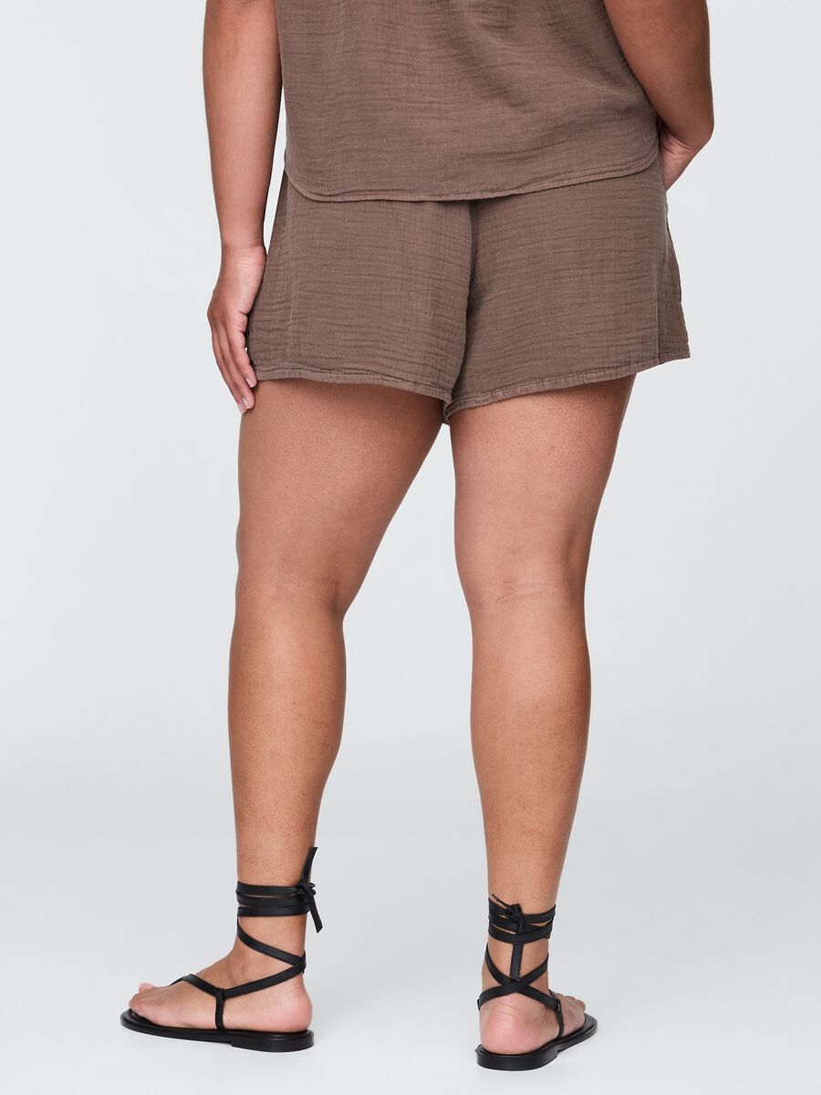 Completo estivo marrone in tessuto misto Donna_5