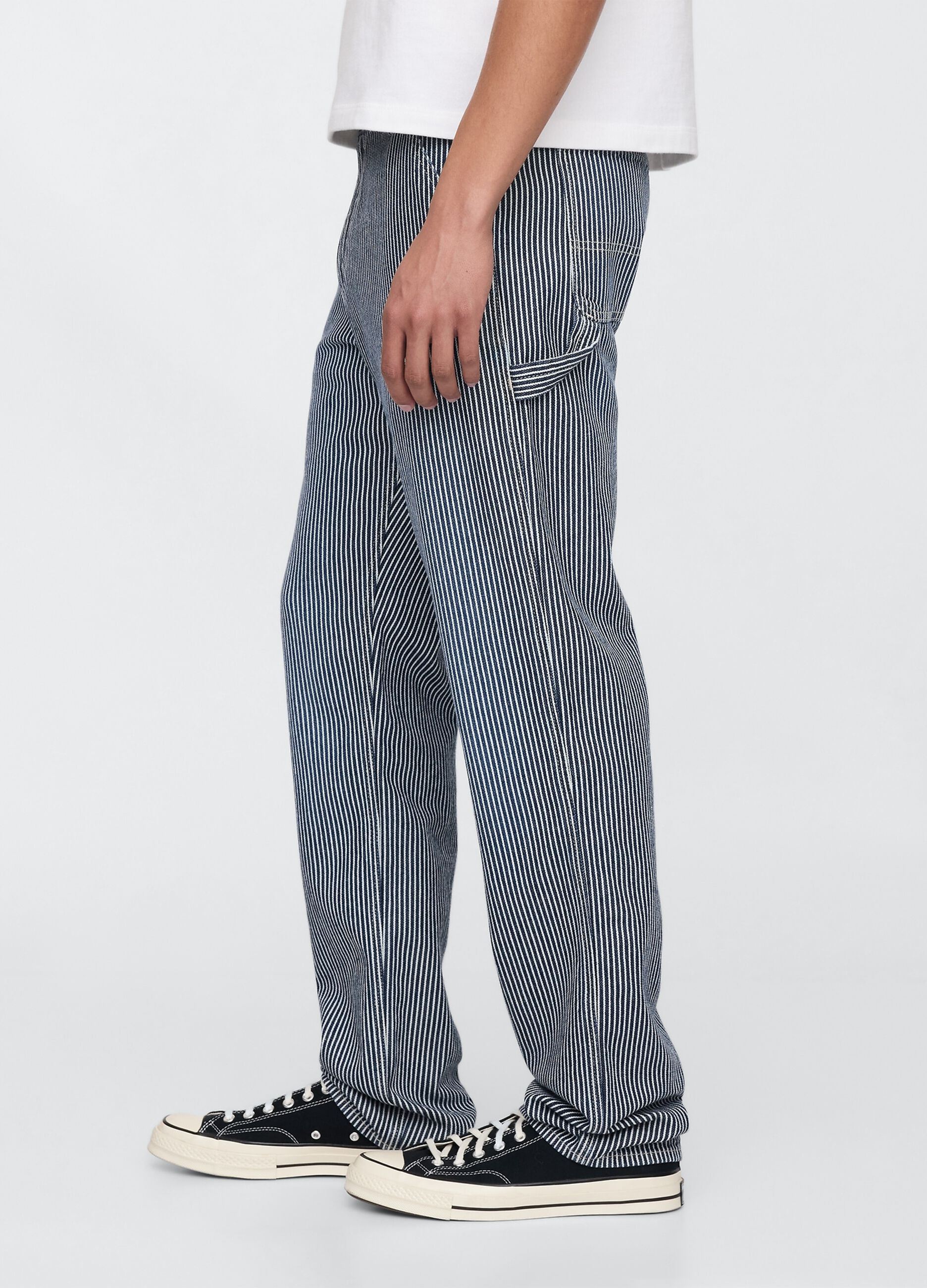 Jeans a righe in lyocell e cotone Gap_3