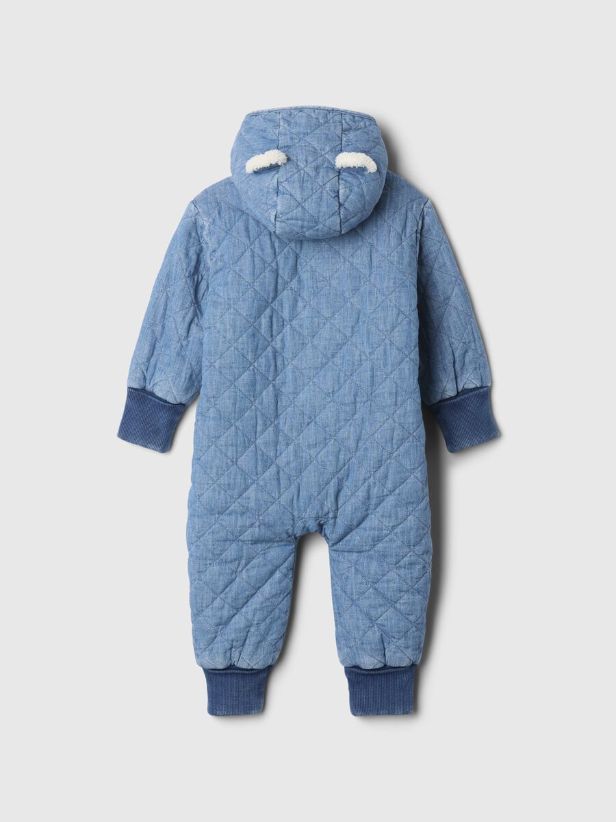 Tutina imbottita con interno in eco pelliccia Neonato_1