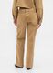 Pantaloni in cotone elasticizzato beige slim fit_2