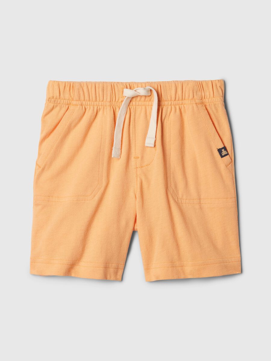 Bermuda in cotone con coulisse Bimbo_0