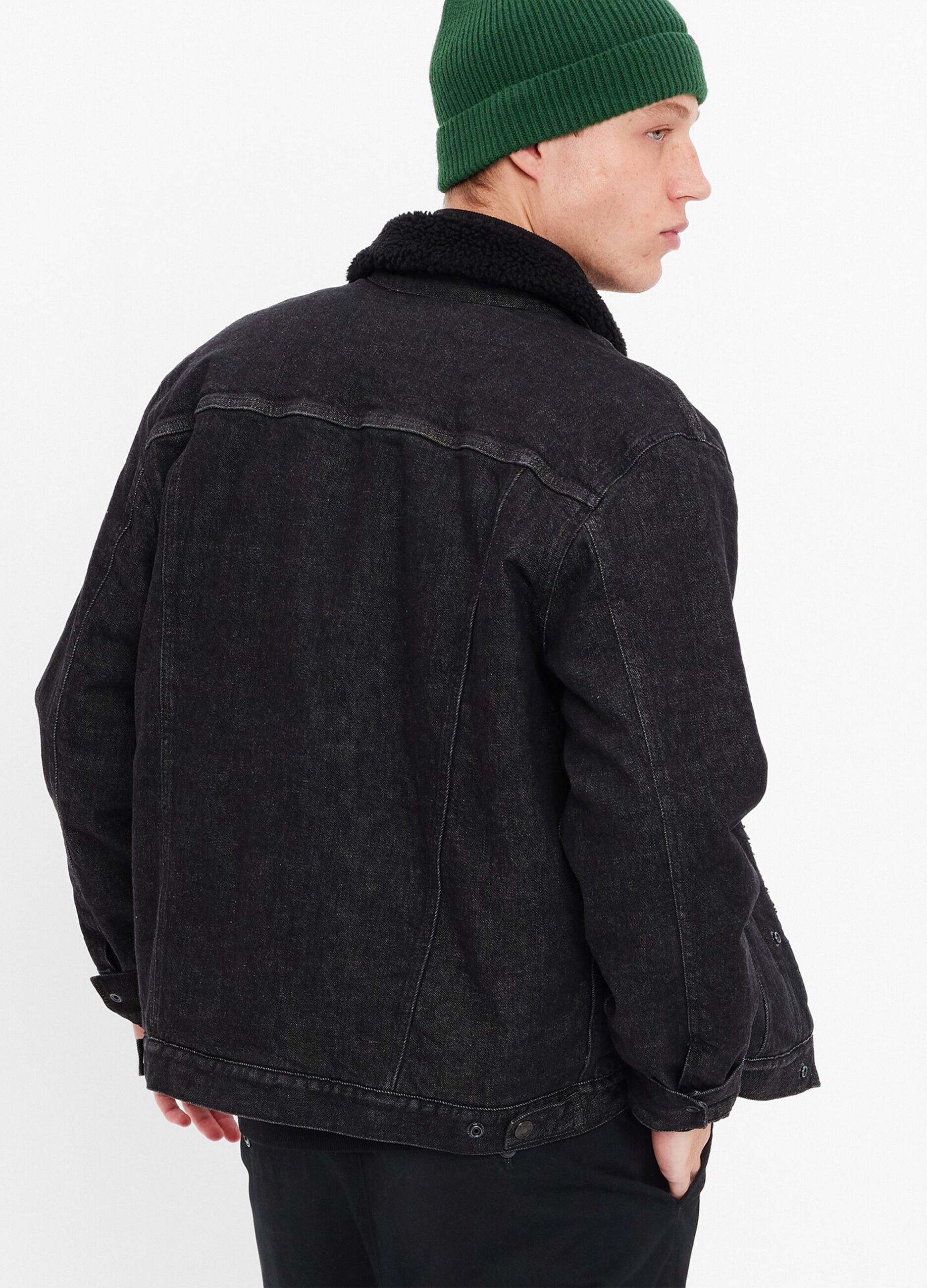 Denim jacket with sherpa lining_1