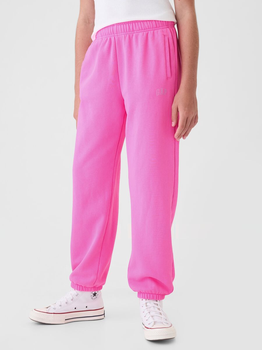 Joggers in felpa Bambina_1