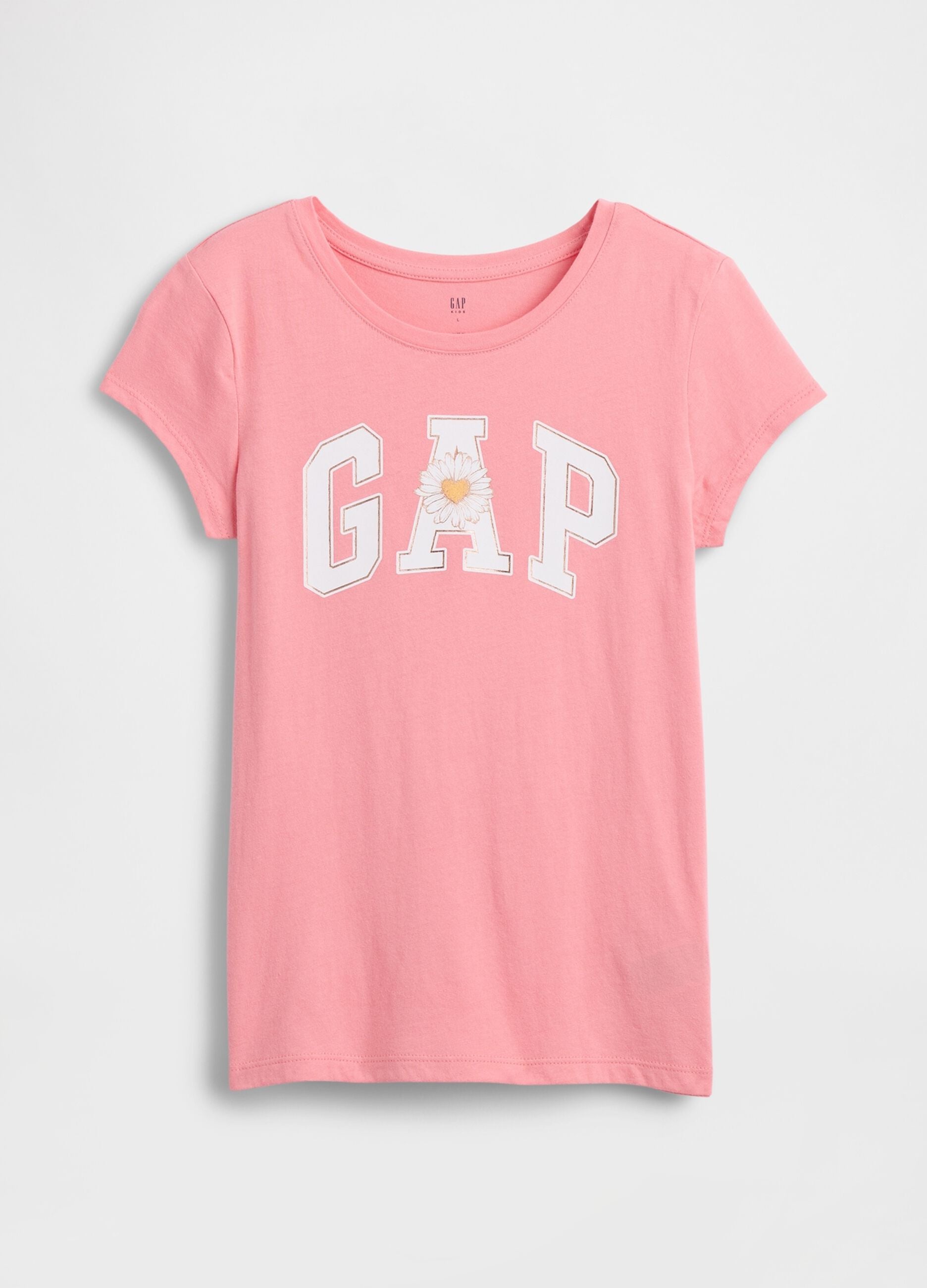 T-shirt a maniche corte in cotone con logo GAP