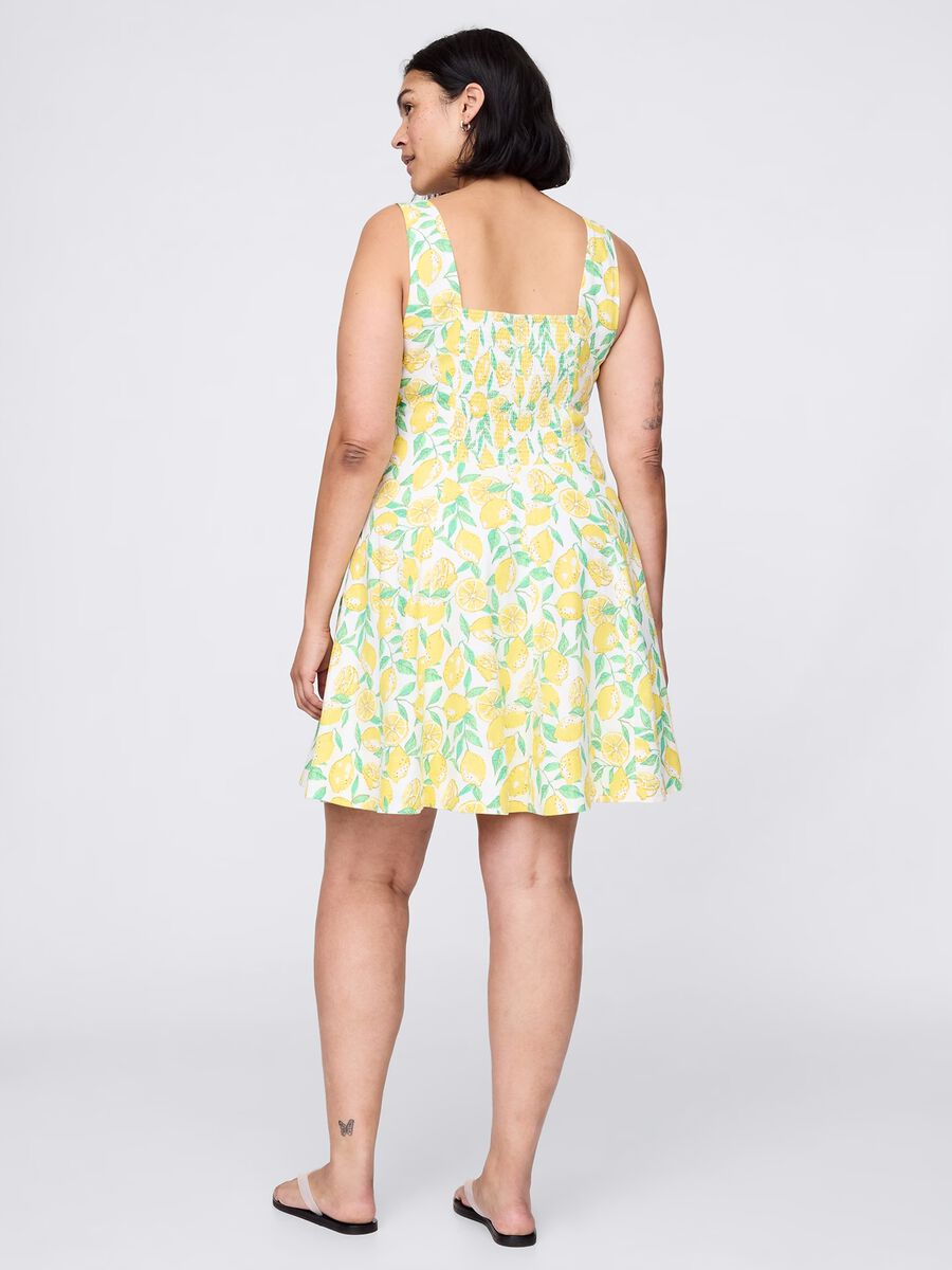 Abito corto multicolor con fantasia Gap Donna_4