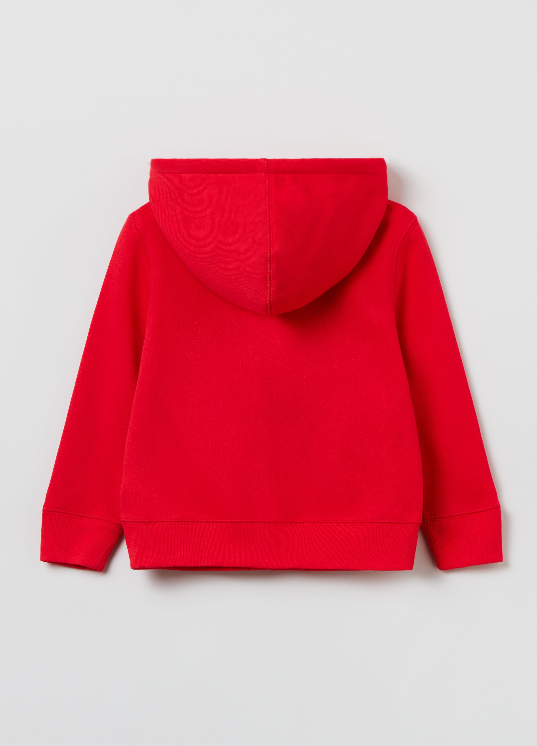 Full-zip con cappuccio e patch logo_1