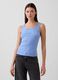 Tank top in cotone elasticizzato con logo GAP_0