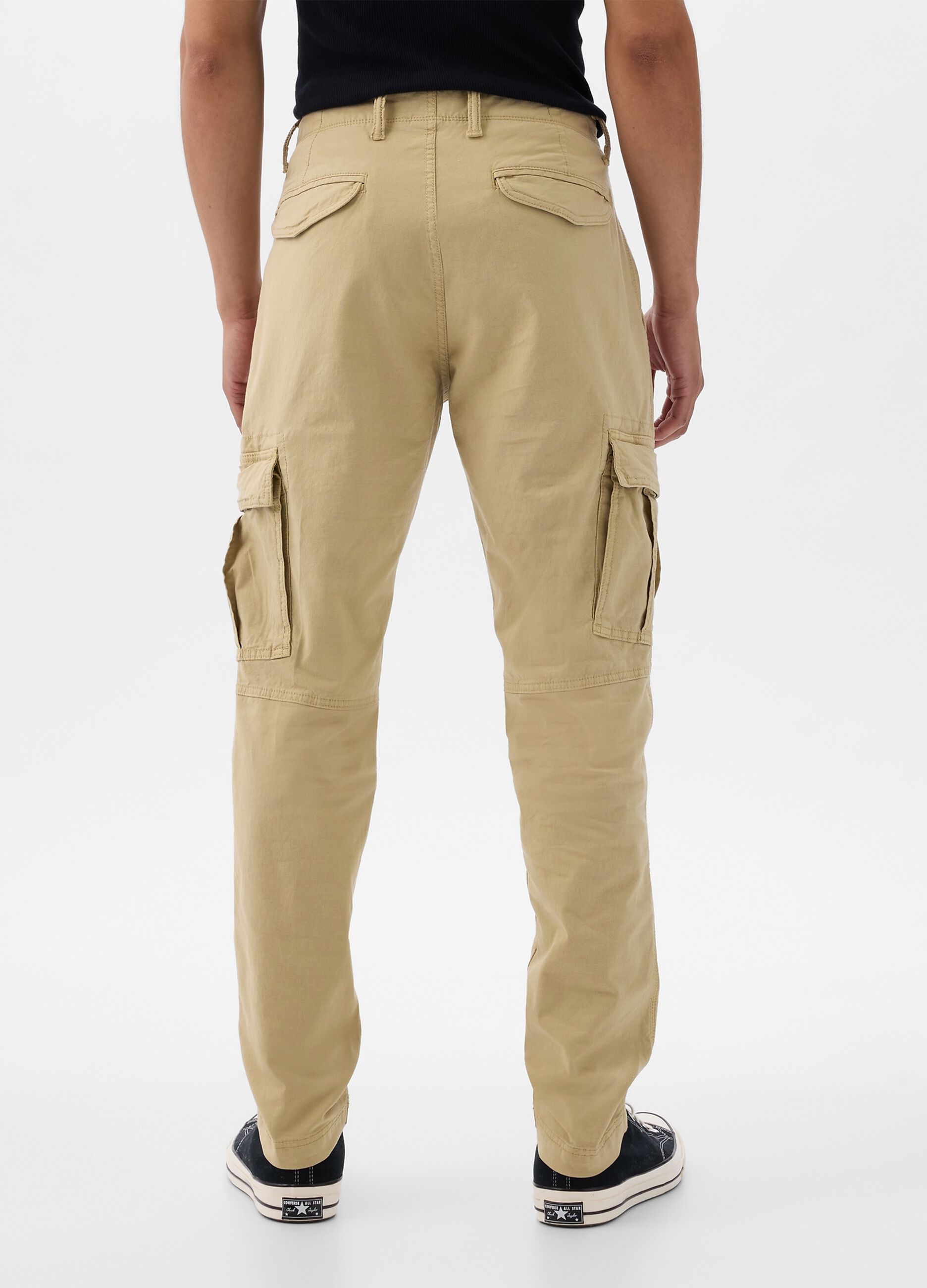 Cargo trousers in stretch cotton_1