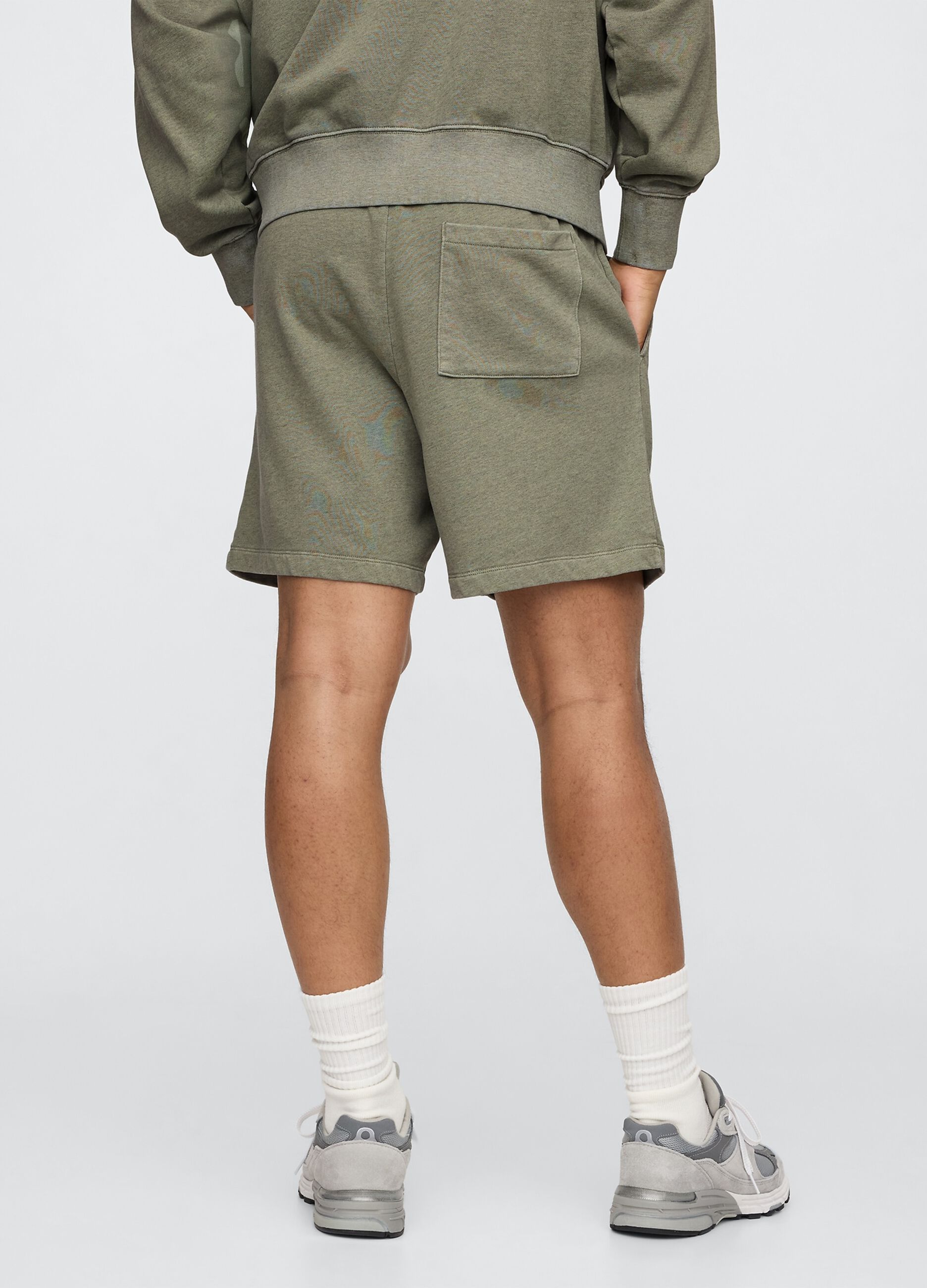 Shorts verde in misto cotone e poliestere Gap_2