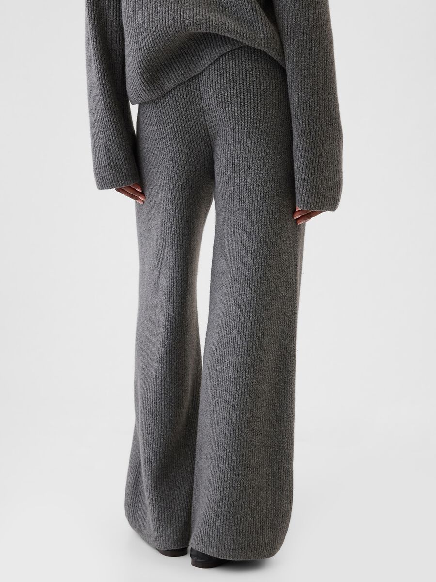 Pantalone a gamba larga a coste inglesi Donna_2