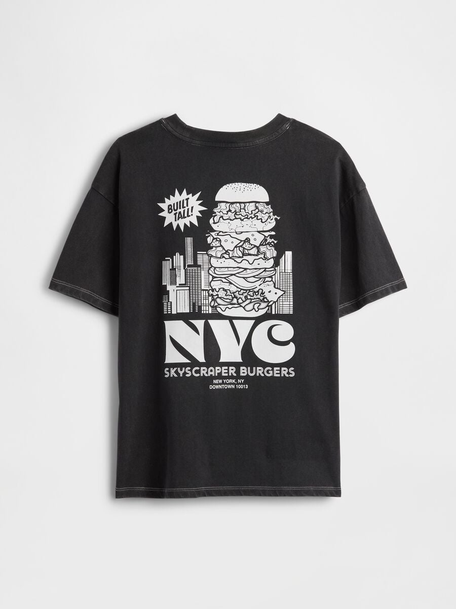 T-shirt a maniche corte in puro cotone Bambino_1