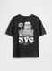 T-shirt a maniche corte in puro cotone_1