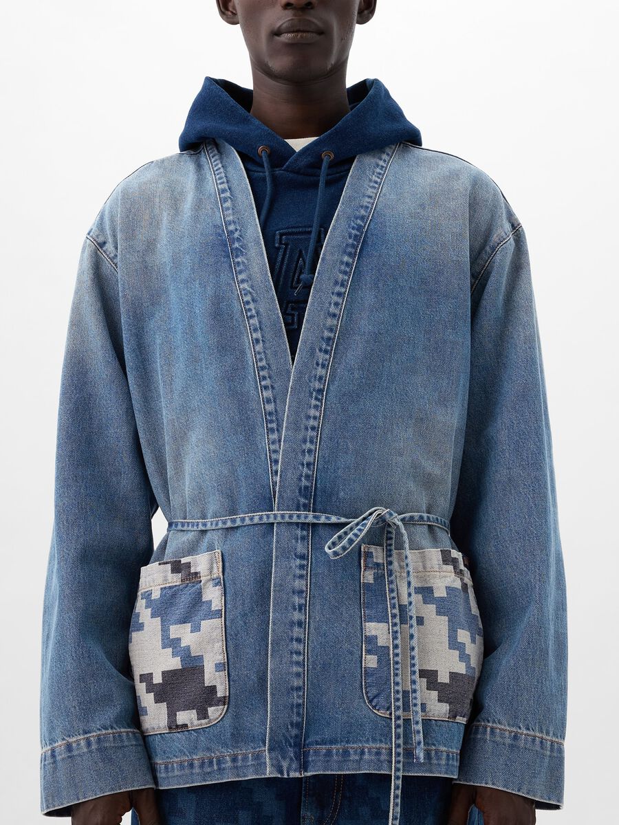DAP x GAP kimono in organic cotton denim Unisex_3