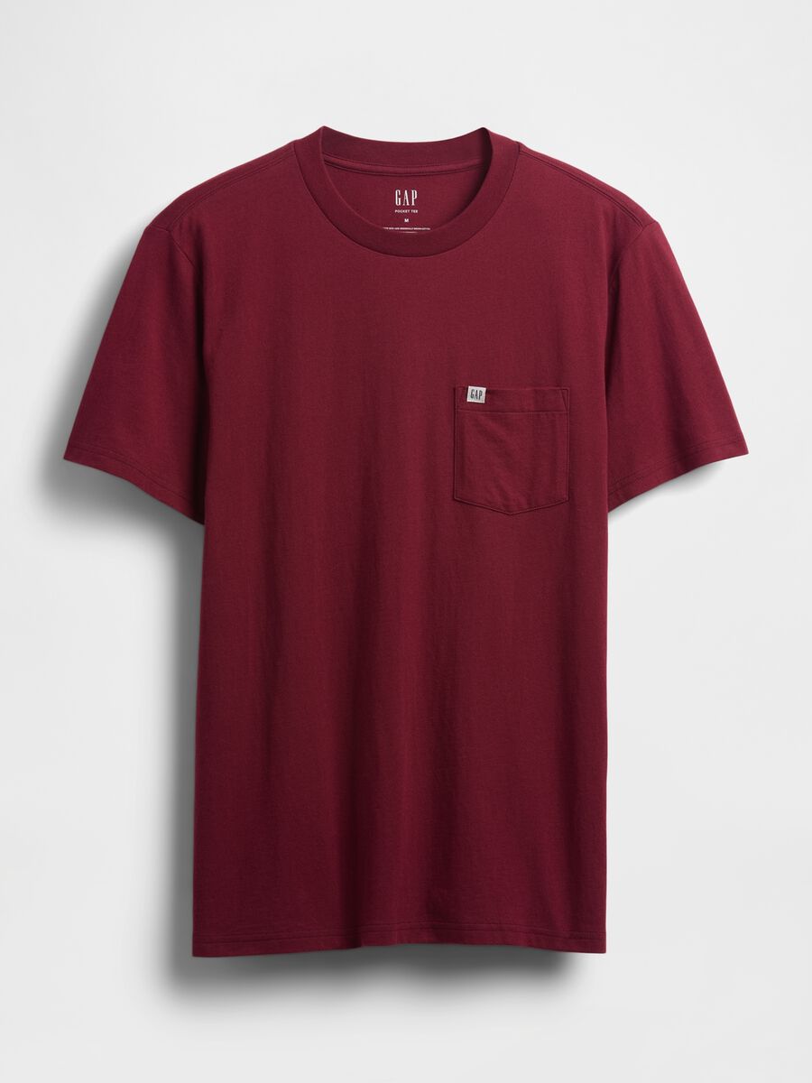 T-shirt rossa in cotone Uomo_4