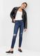 Jeans skinny fit con abrasioni_0