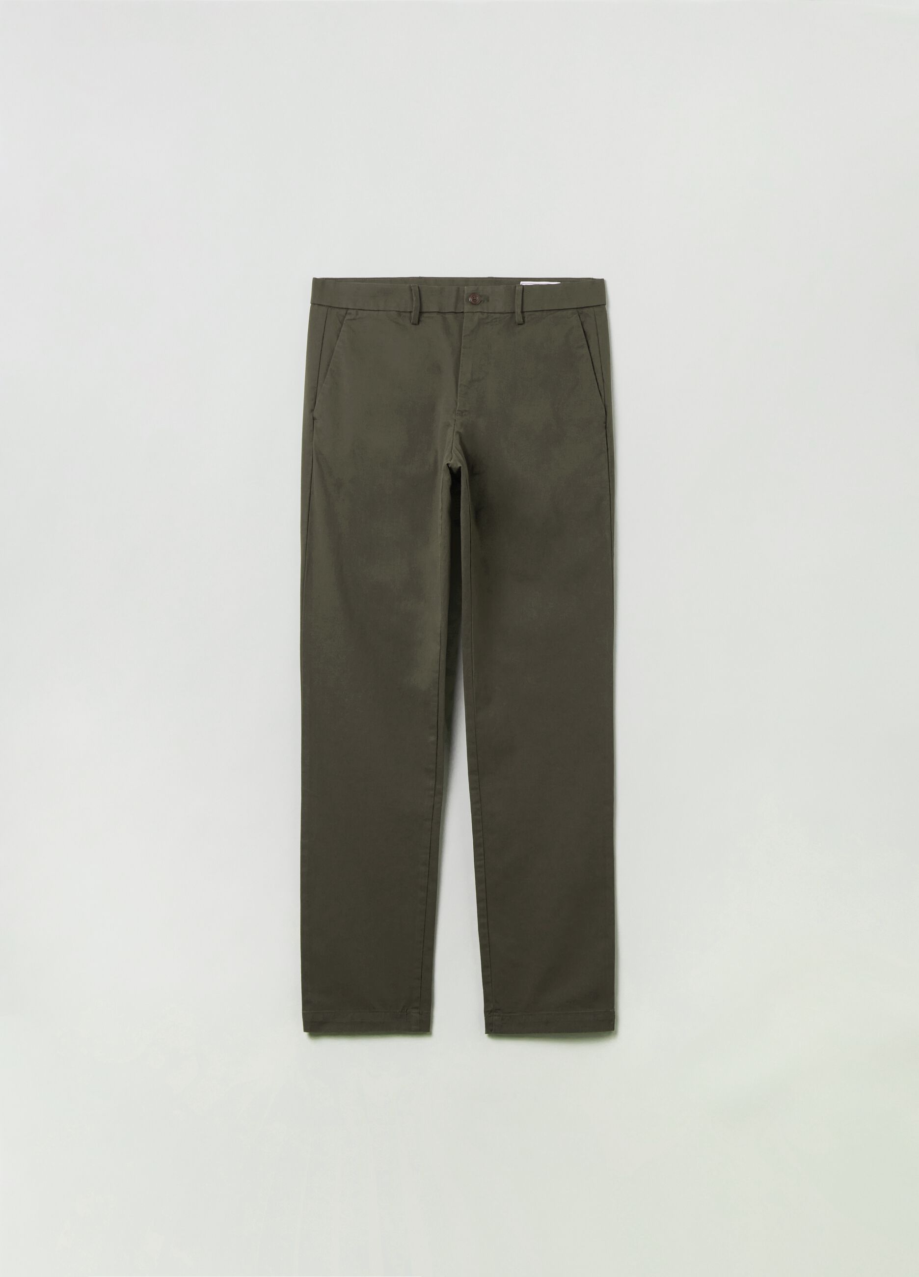 Pantaloni chino straight fit_1