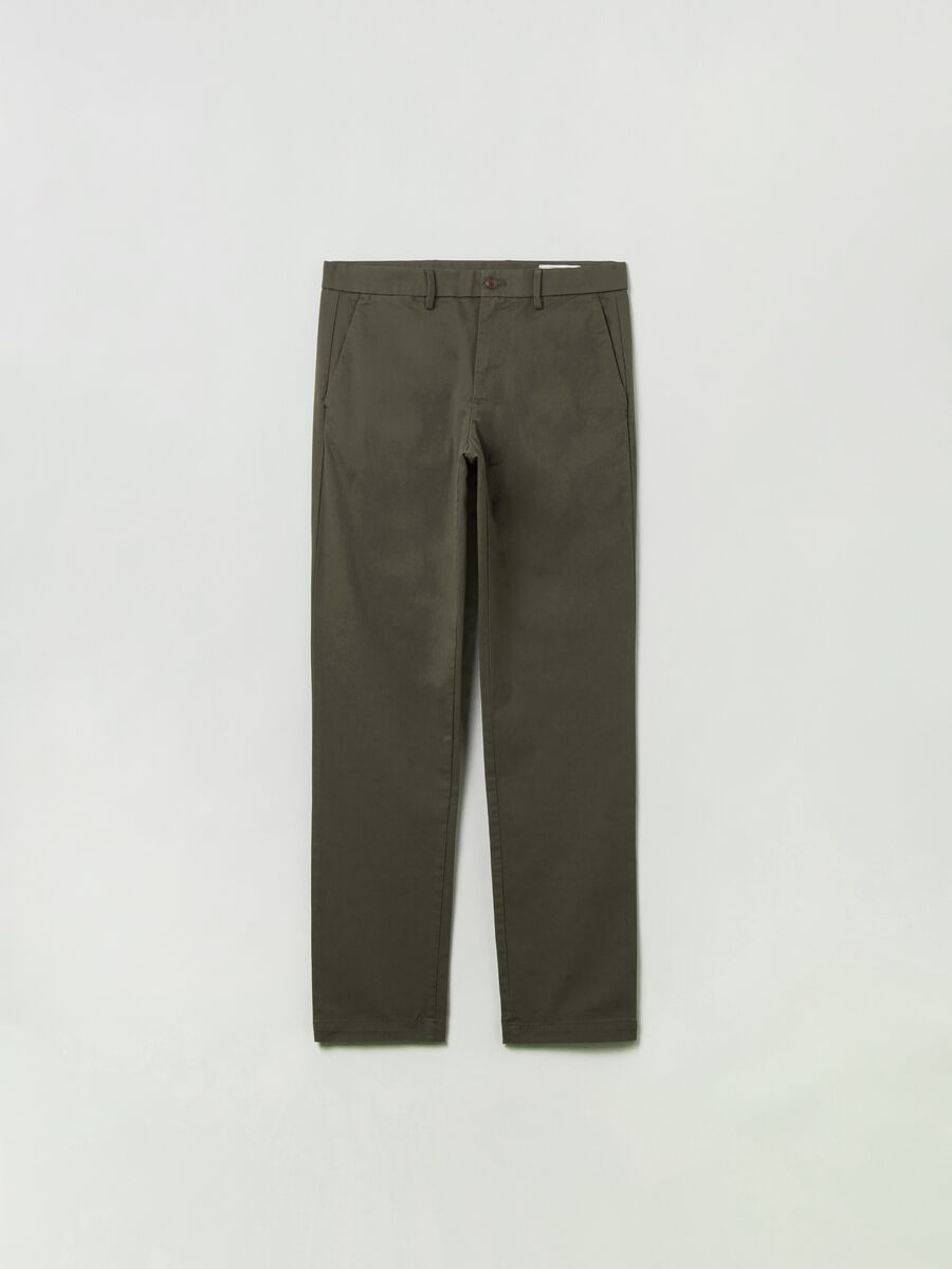 Straight-fit chino trousers Man_1