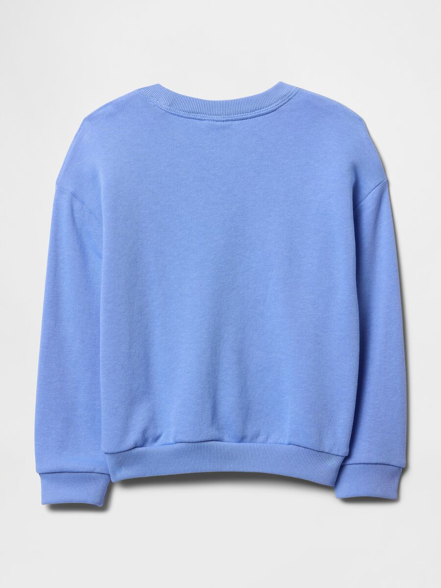 Blue sweatshirt with GAP print and shuttle design Baby Boy_1