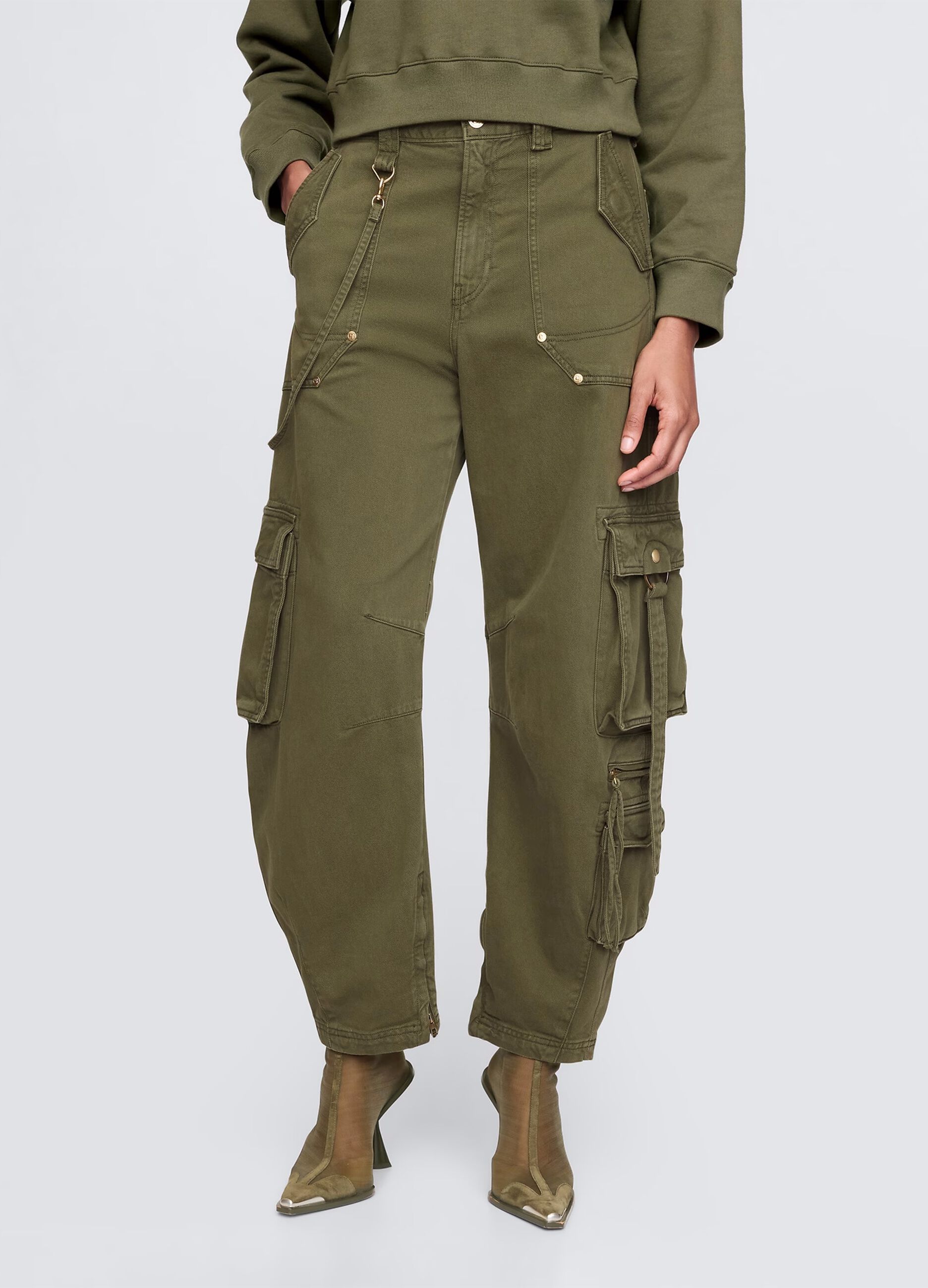 GAP x CULT GAIA Pantalone cargo barrel_1