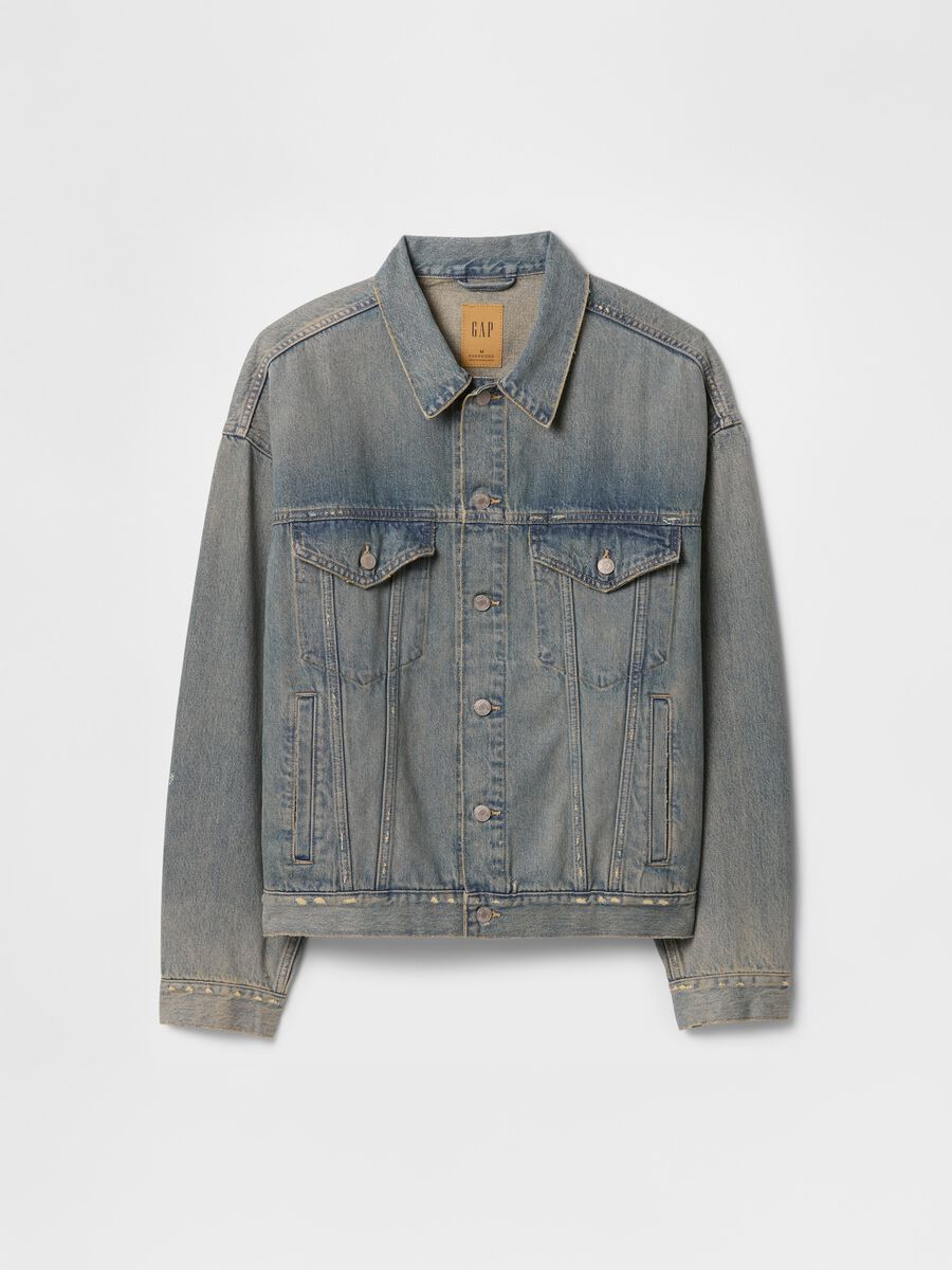 Giacca in denim gap in puro cotone Uomo_4