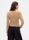 Beige wool blend jumper_1