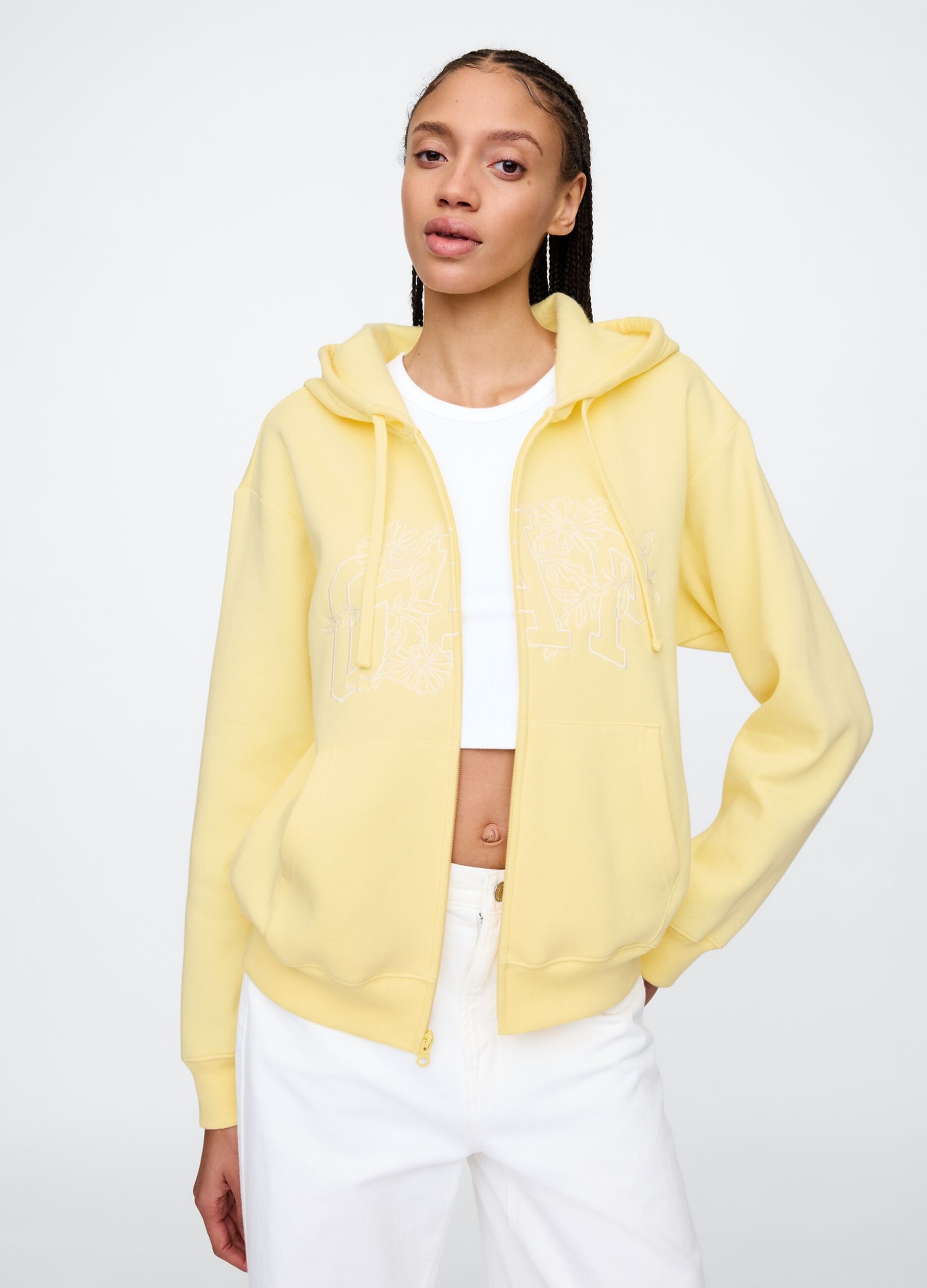 Full-zip hoodie