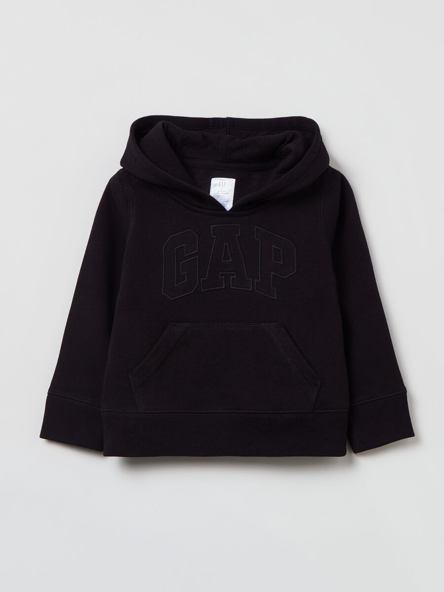Hoodie with embroidered logo Toddler Boy_0