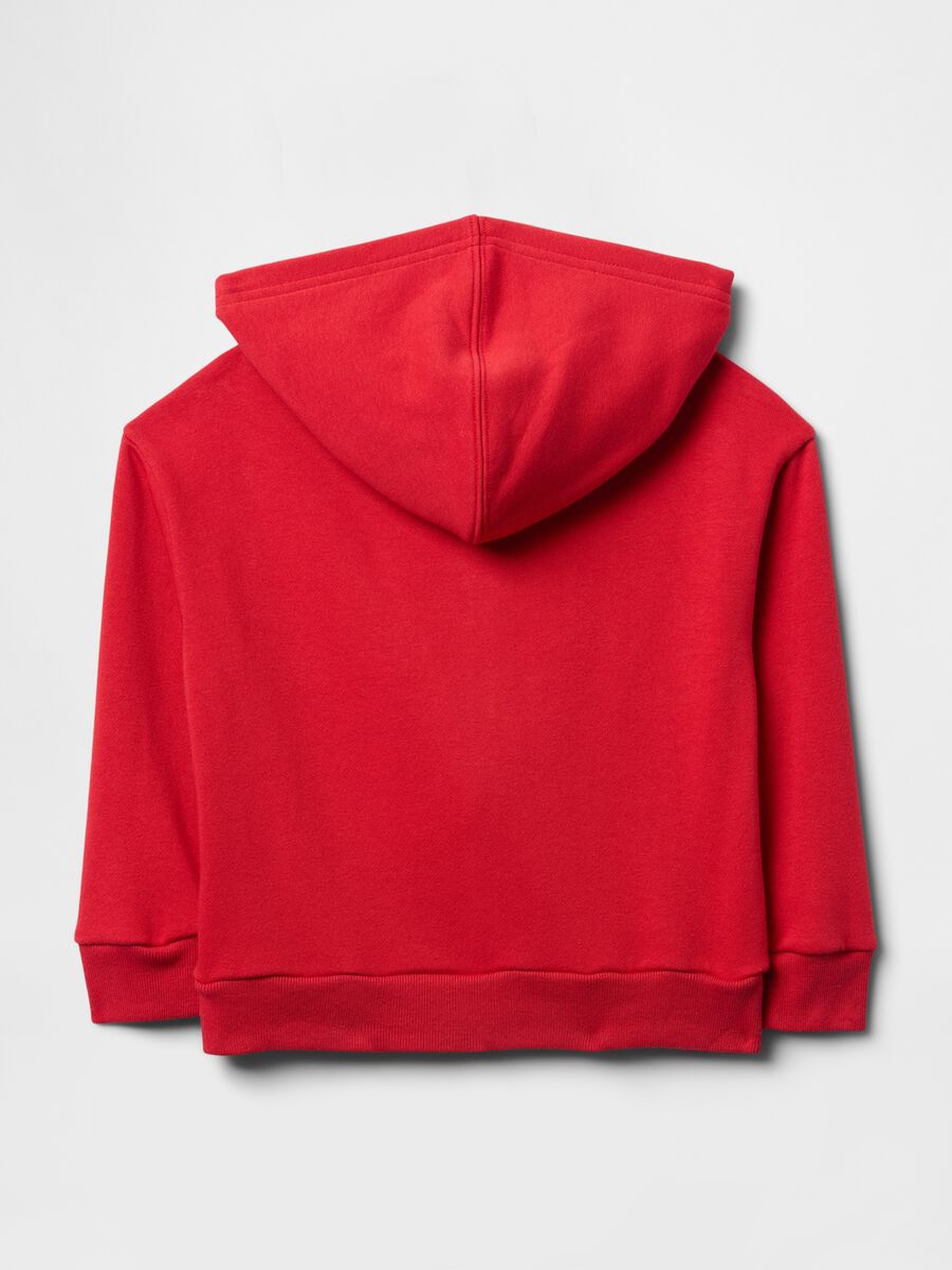 Felpa con cappuccio rossa GAP Kids Bimbo_1